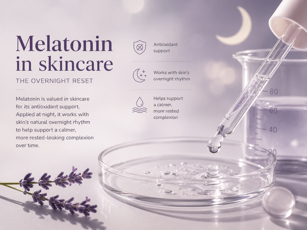 Melatonin in skincare: the overnight reset - MAXCLINIC